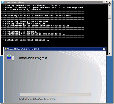 image thumb29 AutoSPInstaller: Execution