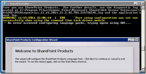 image thumb35 AutoSPInstaller: Execution