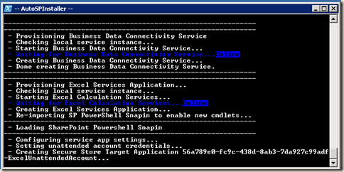 image thumb44 AutoSPInstaller: Execution