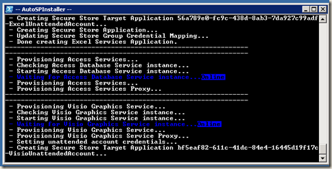 image thumb45 AutoSPInstaller: Execution